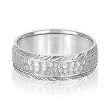 Hammered Standard WT Men's Band (N18140S)