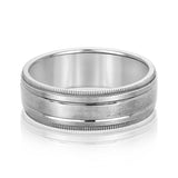 Milgrain Standard WT Men's Band (N18141S)