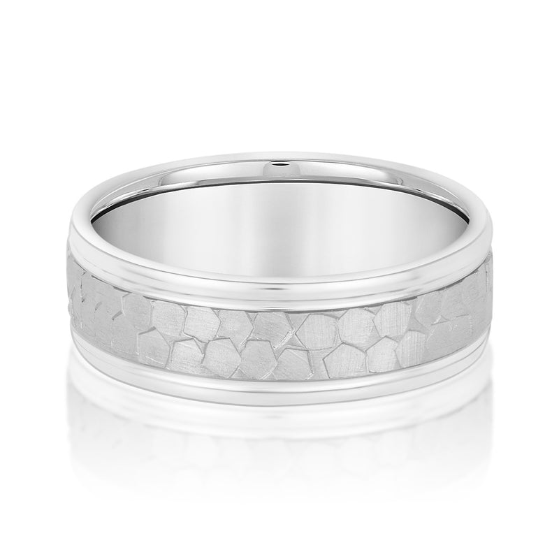 Hammered Heavy WT Men's Band (N18192H)
