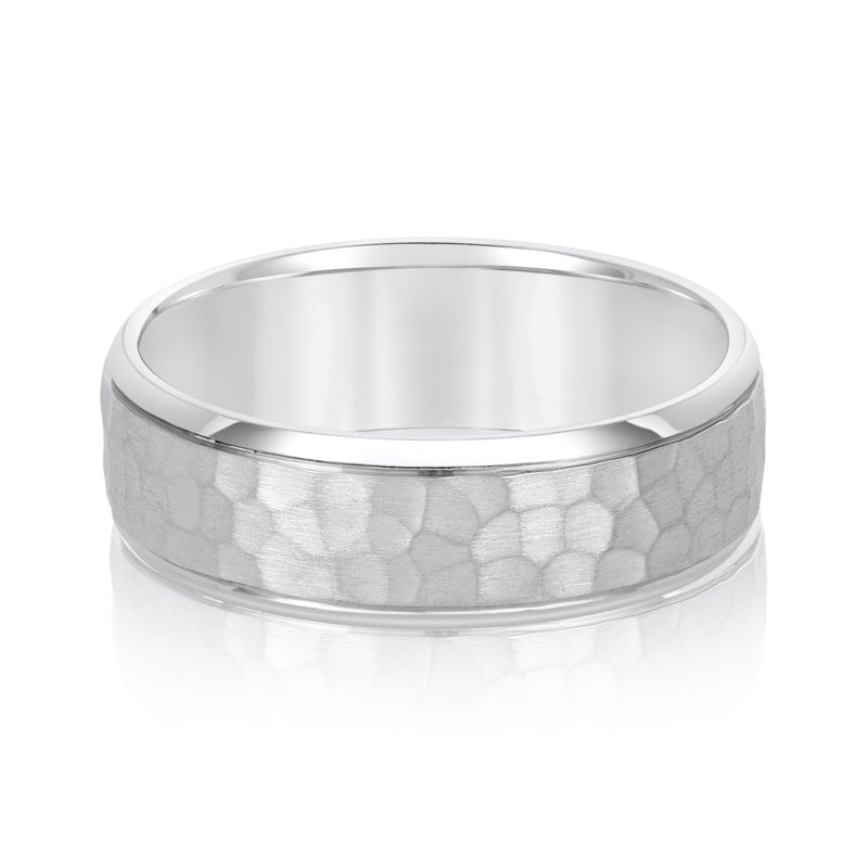 Hammered Standard WT Men's Band (N18201S)