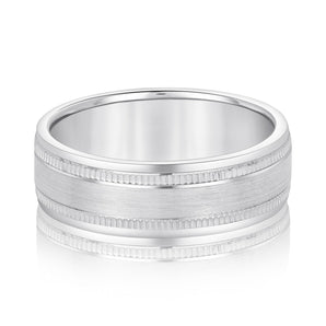 Milgrain Standard WT Men's Band (N18215S)