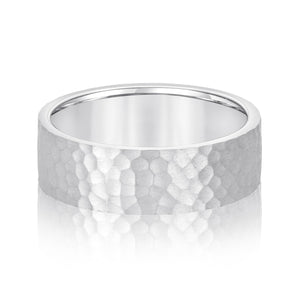 Hammered Light WT Men's Band (N18218L)