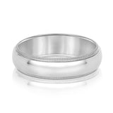 Milgrain Standard WT Men's Band (N18236S)
