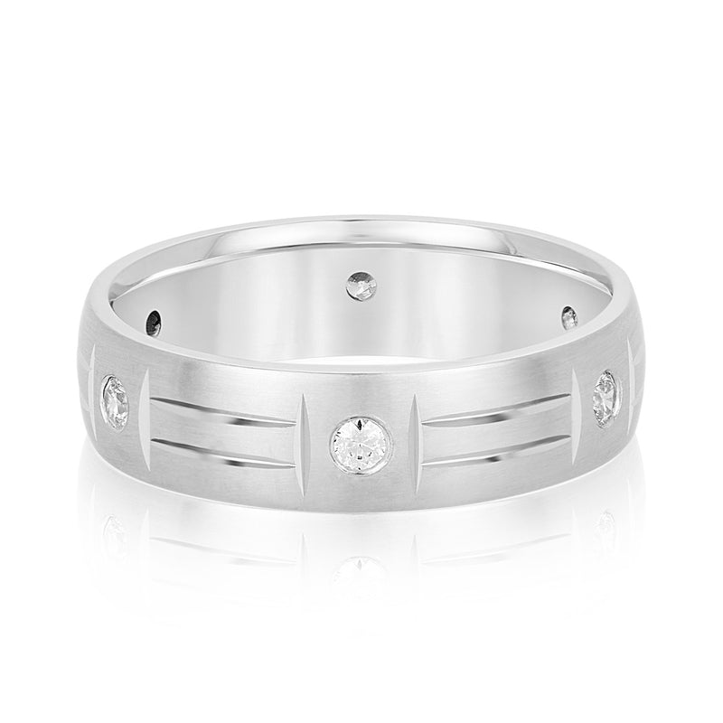Diamond Heavy WT Men's Band W/dia (ND18121H)