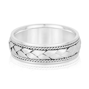 Hand Braided Heavy WT Men's Band (NS18146H)