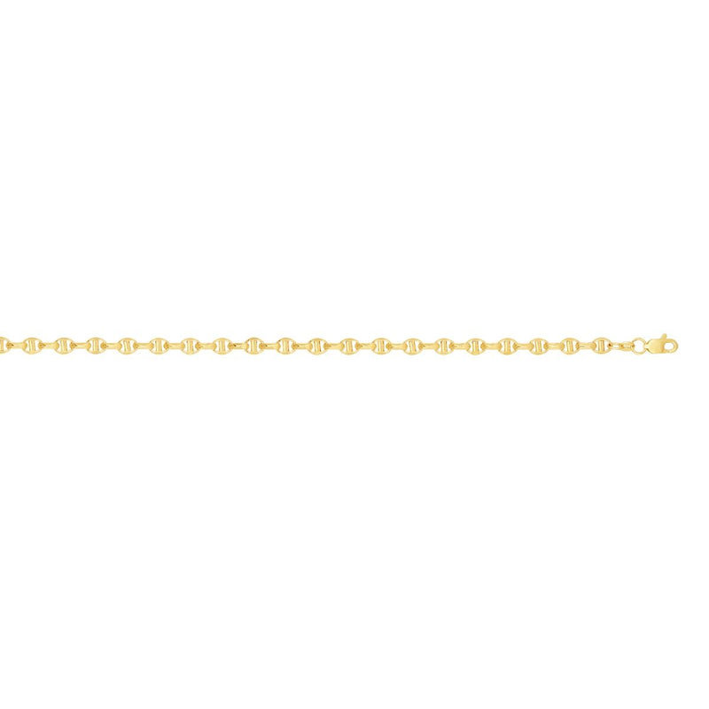 14K Gold 3mm Lite Anchor Chain