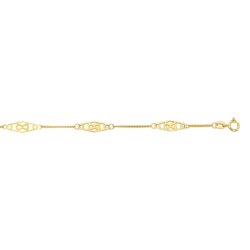 14K Gold Infinity Chain