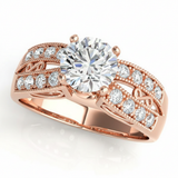 Antique Engagement Ring (50286-E) — Rose Gold