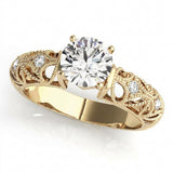 Antique Engagement Ring (50351-E) — Yellow Gold