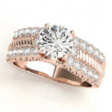 Antique Engagement Ring (50411-E) — Rose Gold