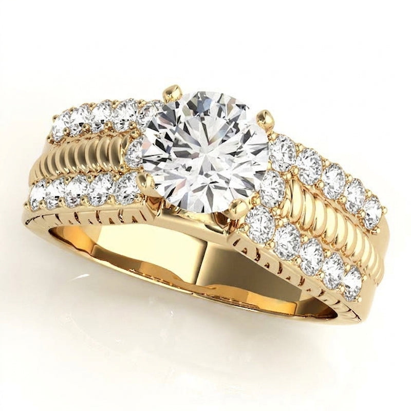 Antique Engagement Ring (50411-E) — Yellow Gold