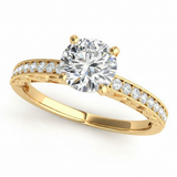 Antique Engagement Ring (50471-E) — Yellow Gold
