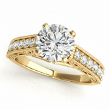 Antique Engagement Ring (50606-E) — Yellow Gold
