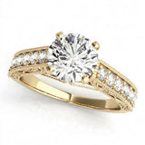 Antique Engagement Ring (50606-E) — Yellow Gold