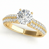 Antique Engagement Ring (50658-E) — Yellow Gold