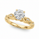 Antique Engagement Ring (50776-E) — Yellow Gold