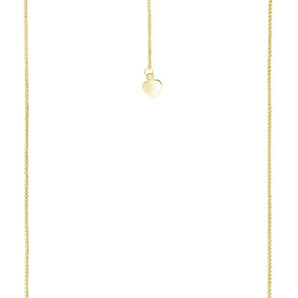 14K Gold 1mm Adjustable Wheat Chain 
