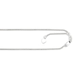 14K Gold 1.3mm Adjustable Popcorn Chain 
