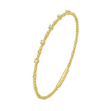 14K .15ct Diamond Beaded Bracelet