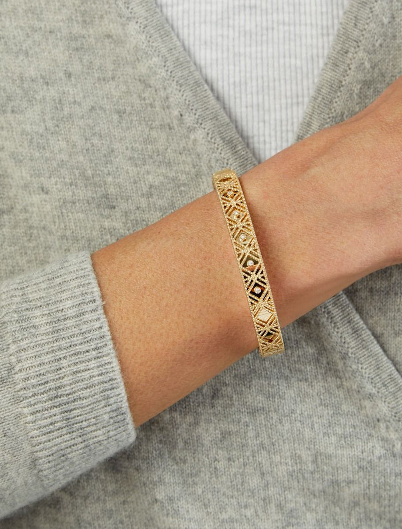 14K Diamond Vannèrie Bracelet