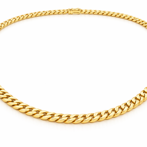 14K Yellow Gold Cuban Chain – 8mm – 24 inch