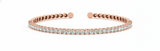 2 ctw Bangle Traditional — Rose Gold