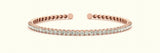 2 ctw Bangle Traditional — Rose Gold