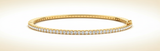 7/8 ctw Bangle Traditional — Yellow Gold