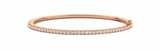 7/8 ctw Bangle Traditional — Rose Gold