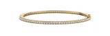 7/8 ctw Bangle Traditional — Yellow Gold
