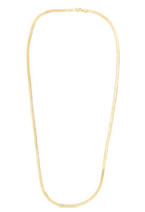 14K 1.5mm Beveled Herringbone Chain