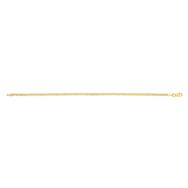 14K 2.5mm Bismark Chain