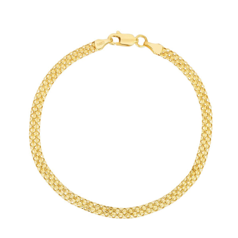 14K 3.5mm Bismark Chain