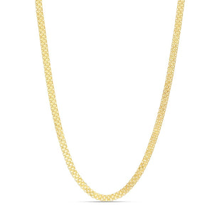 14K 3.5mm Bismark Chain