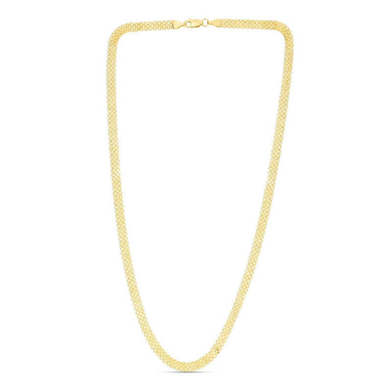 14K 4.7mm Bismark Chain