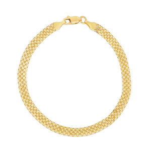 14K 4.7mm Bismark Chain