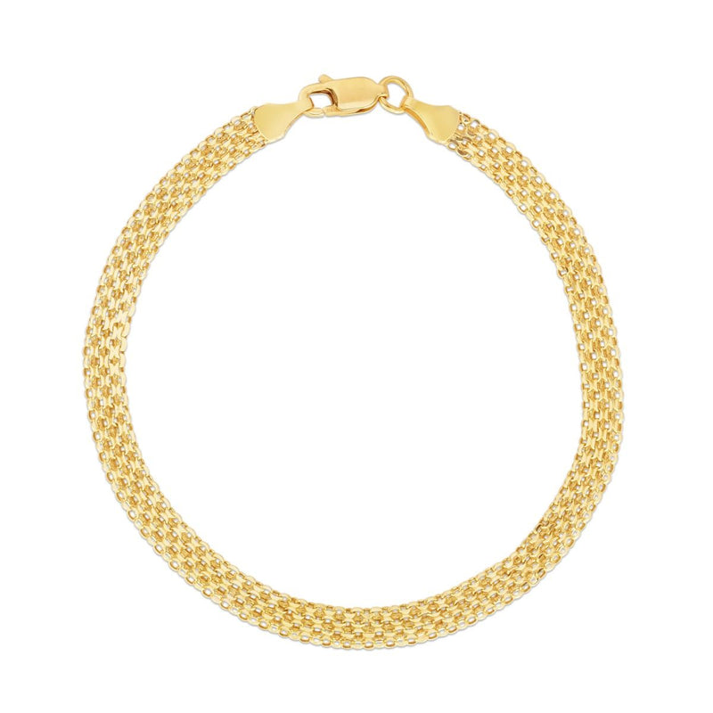 14K 4.7mm Bismark Chain