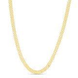 14K 4.7mm Bismark Chain