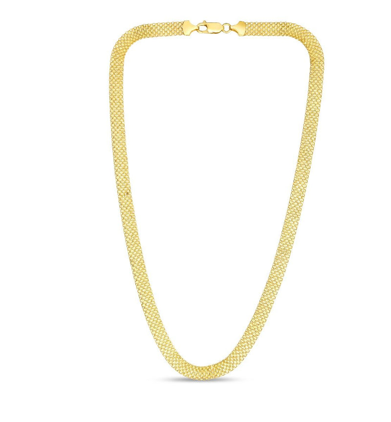 14K 7mm Bismark Chain