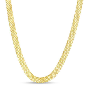 14K 7mm Bismark Chain