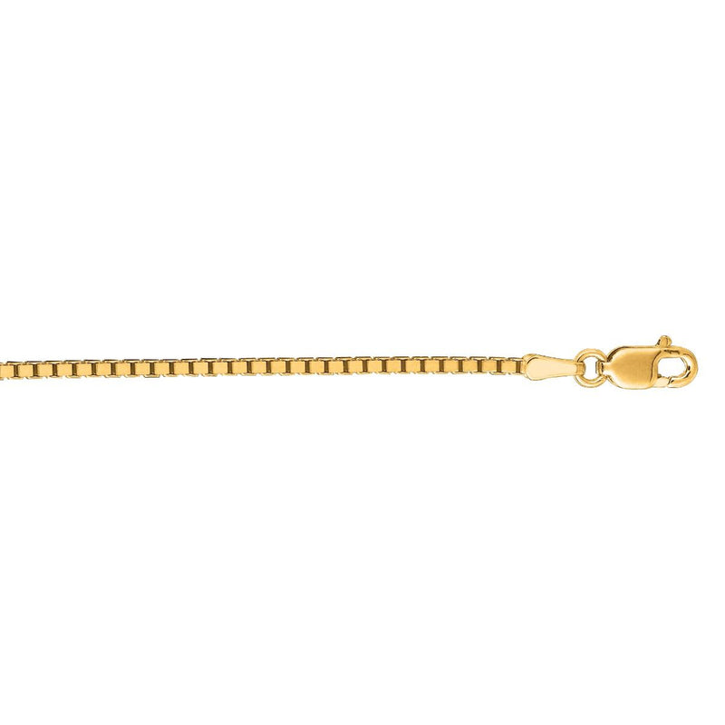 18K Gold 1.4mm Classic Box Chain