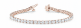 11 1/2 ctw Bracelet In-Line Prong-Set — Rose Gold