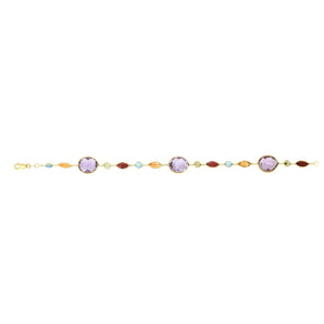 14K Gold Semi-Precious Bracelet