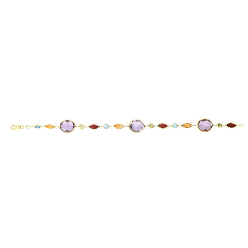 14K Gold Semi-Precious Bracelet