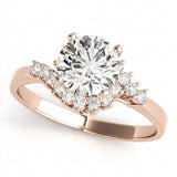 Bypass Engagement Ring (50003-E) — Rose Gold