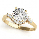 Bypass Engagement Ring (50003-E) — Yellow Gold