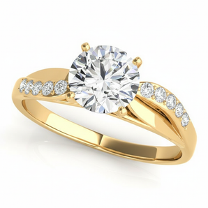 Bypass Engagement Ring — Yellow Gold