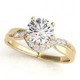 Bypass Engagement Ring (50028-E) — Yellow Gold