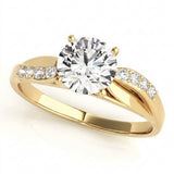 Bypass Engagement Ring (50139-E) — Yellow Gold