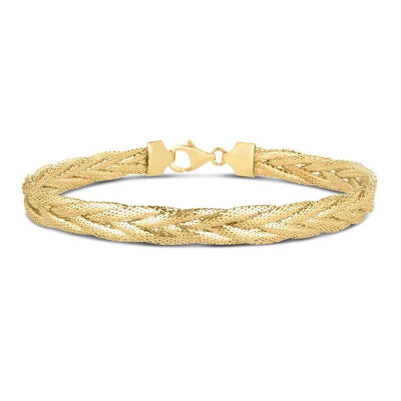 14K Rapunzel Woven Chain